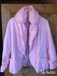 Стильная женская куртка нежно - розового цвета