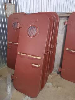 Двери судовые ВГН, II - плоское полотно