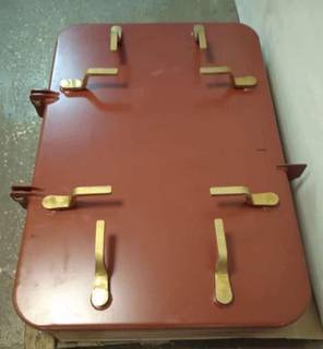 Люк судовой задрайки ручки плоский