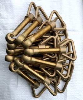 комплект М16 (гайка-барашек/болт откидной) латунны