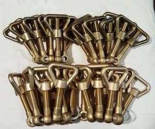 Гайки барашки, болты откидные судовые латунные 