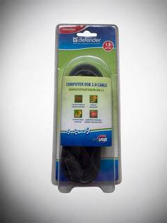 Компьютерный кабель usb 2.0 Defender 1.8 м