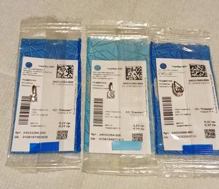 Подвески Sokolov серебряные с фианитами, новые