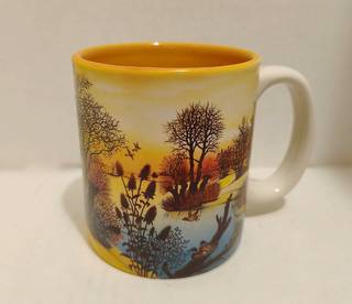 Кружка подарочная керамическая "Зимний пейзаж"