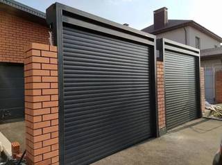 Антивандальные рольставни на дверь 1000x2000 - бел