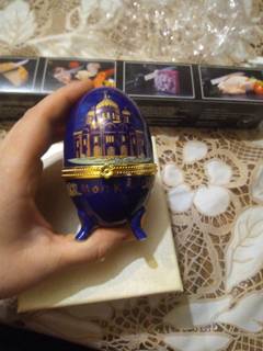 Шкатулка яйцо