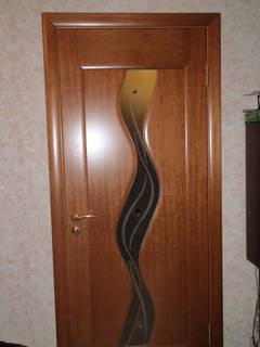 Замена стекла в межкомнатном полотне крас-кий ра-н