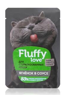 Влажный корм для стерилизованных кошек Fluffy Love