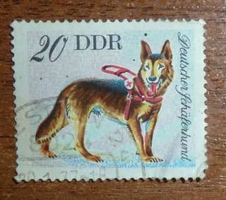 Почтовая марка ГДР