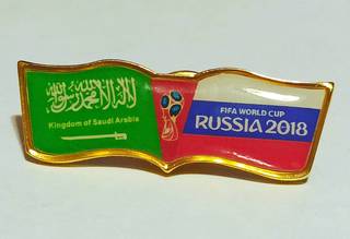 Редкий матчевый значок FIFA WORLD CUP RUSSIA 2018