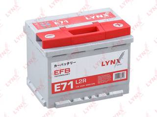 Аккумулятор EFB L2R, 65 Ah, 600 A,242x175x190 LYNX