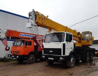 Аренда автокрана 25 тонн 28 метров в Березовском