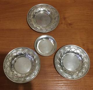 Серебряные тарелки 800 пробы
