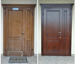 Реставрация межкомнатных и входных дверей 