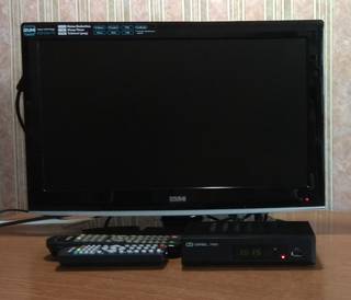 ЖК телевизор с приставкой DVB-T2