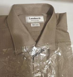 Рубашка мужская новая XL/43, Lamberti, Италия