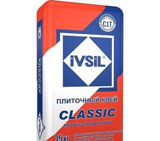 Клей плиточный ivsil classic 25кг (48)