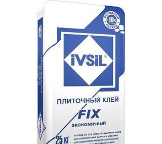 Клей плиточный ivsil FIX 25кг (48)