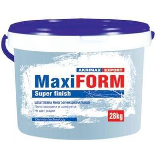 Шпатлевка акриловая maxiform Super Finish для внут