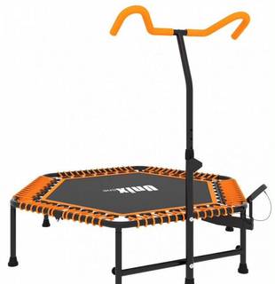 Батут unix line fitness Orange PRO (130 cm) с ручк