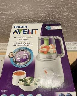 Пароварка блендер philips avent 2 в 1