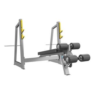Скамья-стойка для жима под углом вниз A3041