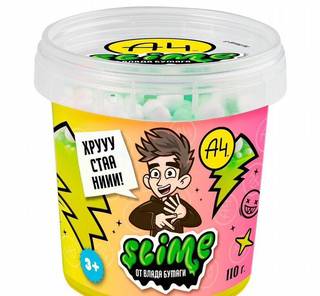 Слайм тм Slime Crunch-slime 110 г. Влад А4