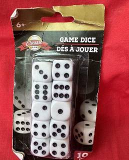 Набор кубиков 10 шт game dice