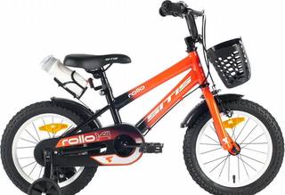 Велосипед sitis rollo 14" (2024) Orange-Black Adl276