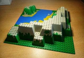 Lego 6024 Baseplate River Stream Mountain Jungle