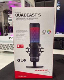 Микрофон hyperx quadcast s черный