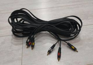 Кабель 3RCA-3RCA - 10 метров