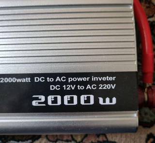 Инвертор 12v 220v 2000w