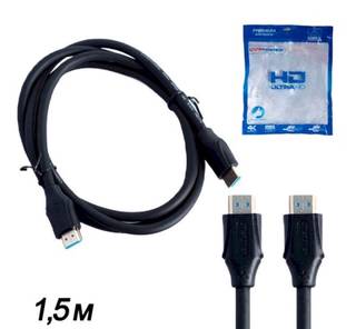 Hdmi кабель 1,5 м. premium. 4K. 2.0