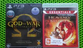 Heavenly sword и God of War Восхождение для PS3