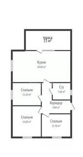 Продаётся новый дом 102 кв.м. (пос. Знаменский, Восточный обход) на уч