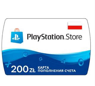 Карта пополнения PlayStation Store 200 Злотых