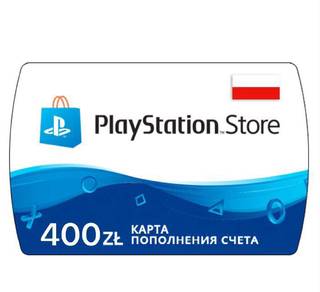 Карта пополнения PlayStation Store 400 Злотых