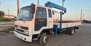 Бортовой грузовик Isuzu Forward (F-Series) с КМУ Tadano, 1991